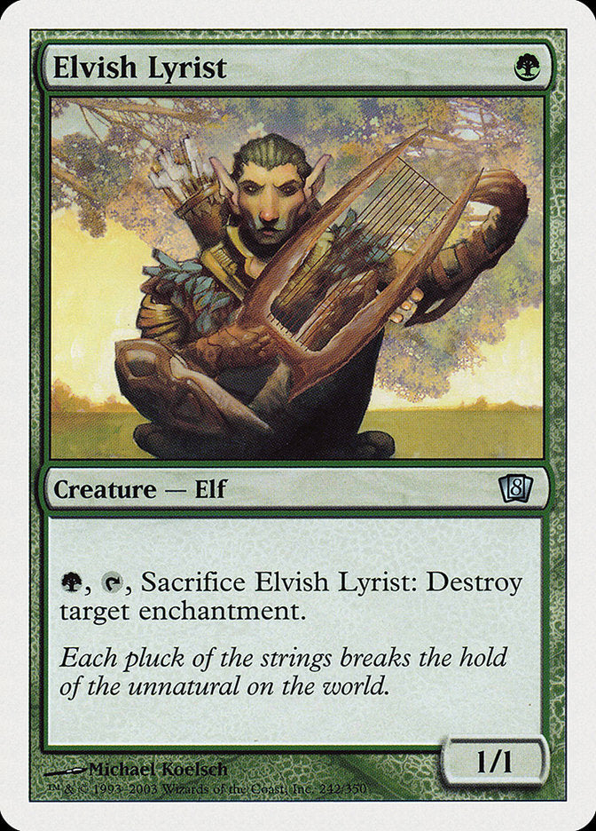 Elvish Lyrist [Eighth Edition] | Game Master's Emporium (The New GME)