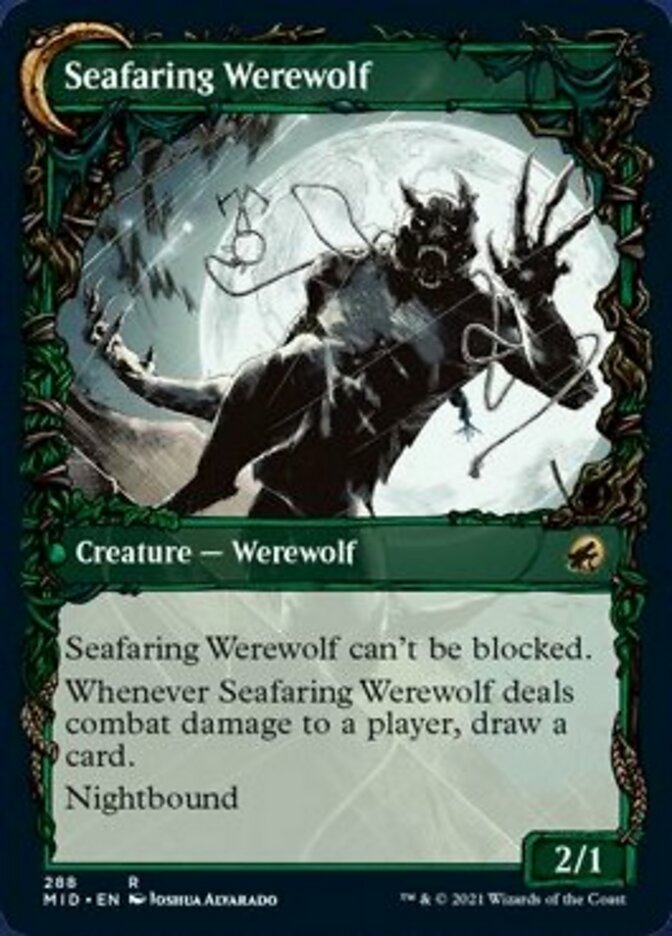 Suspicious Stowaway // Seafaring Werewolf (Showcase Equinox) [Innistrad: Midnight Hunt] | Game Master's Emporium (The New GME)