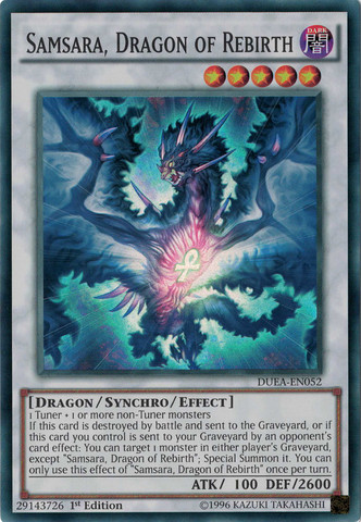 Samsara, Dragon of Rebirth [DUEA-EN052] Super Rare | Game Master's Emporium (The New GME)