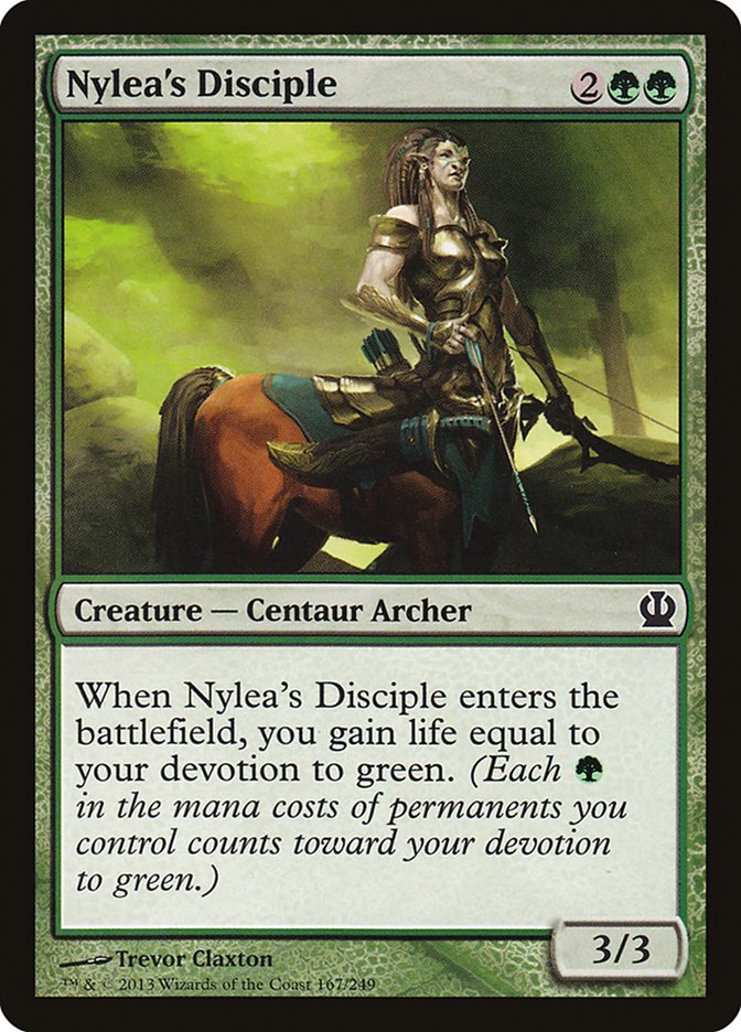 Nylea's Disciple [Theros] | Game Master's Emporium (The New GME)