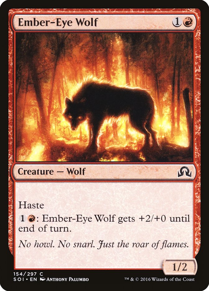 Ember-Eye Wolf [Shadows over Innistrad] | Game Master's Emporium (The New GME)