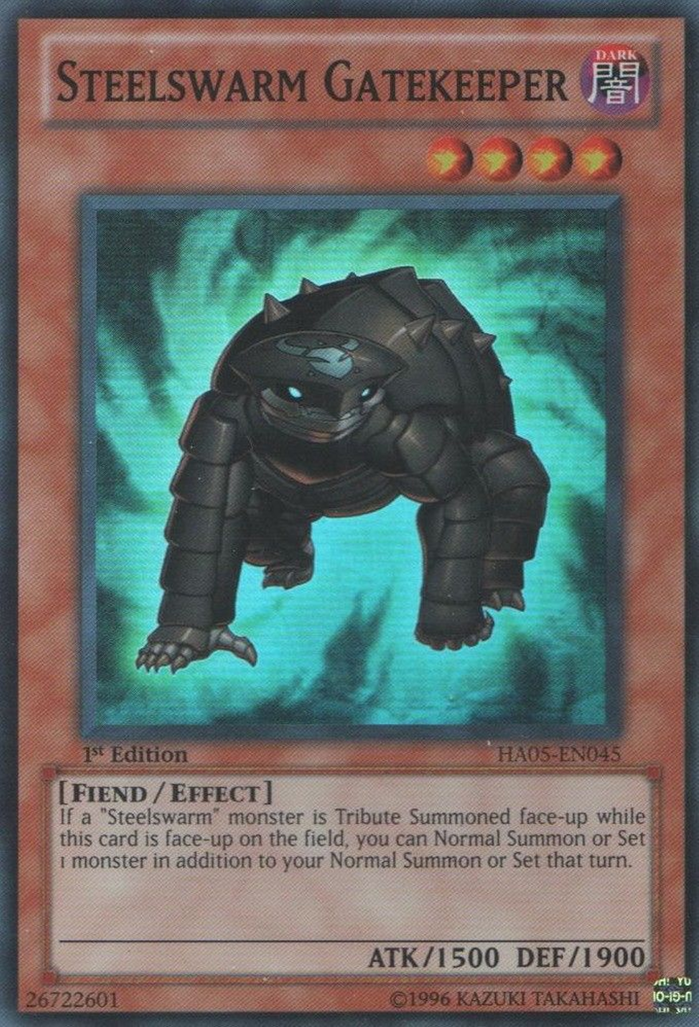 Steelswarm Gatekeeper [HA05-EN045] Super Rare | Game Master's Emporium (The New GME)