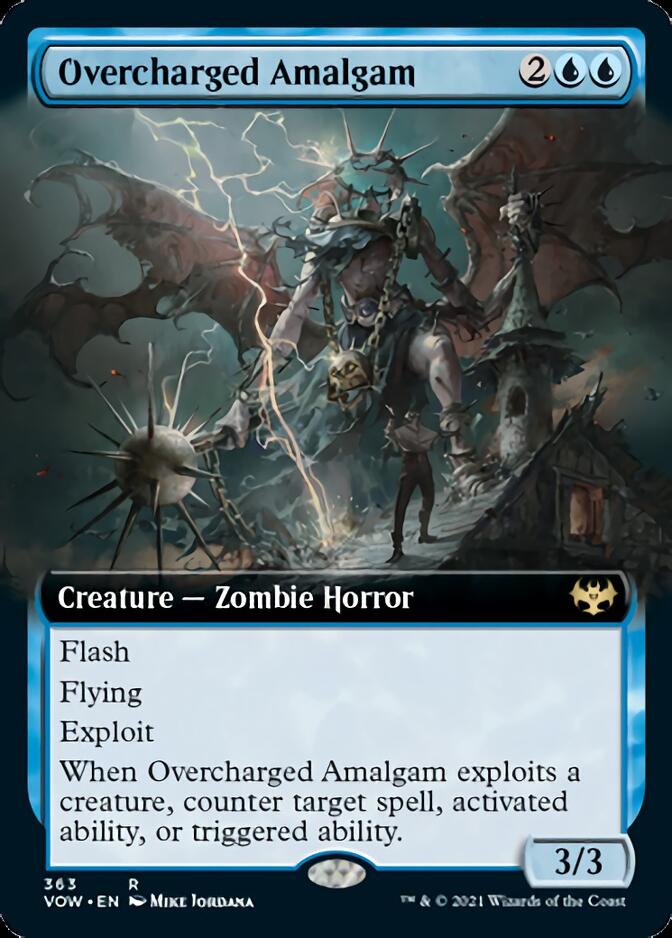 Overcharged Amalgam (Extended Art) [Innistrad: Crimson Vow] | Game Master's Emporium (The New GME)