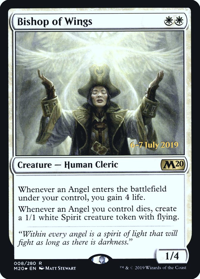 Bishop of Wings [Core Set 2020 Prerelease Promos] | Game Master's Emporium (The New GME)