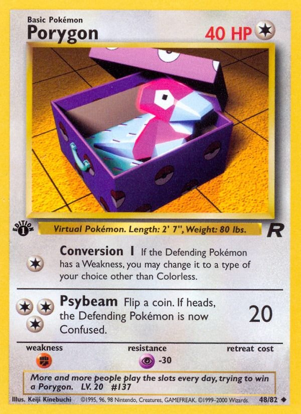 Porygon (48/82) [Team Rocket 1st Edition] | Game Master's Emporium (The New GME)