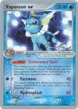 Vaporeon ex (110/113) (Legendary Ascent - Tom Roos) [World Championships 2007] | Game Master's Emporium (The New GME)