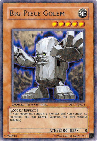 Big Piece Golem [DTP1-EN023] Rare | Game Master's Emporium (The New GME)