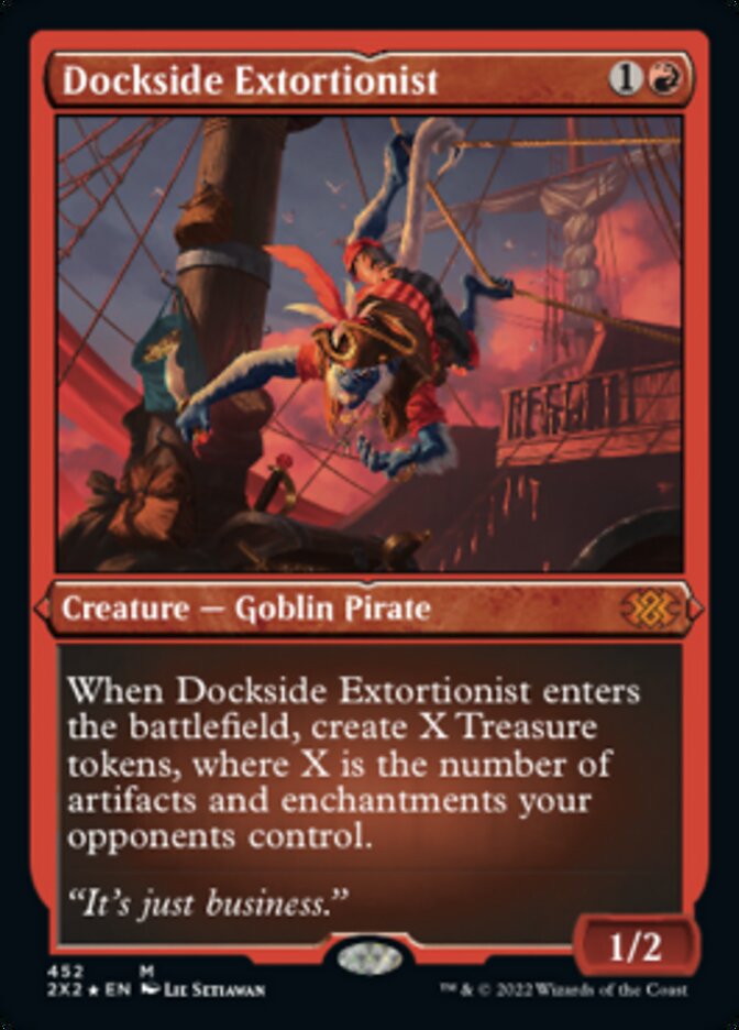 Dockside Extortionist (Foil Etched) [Double Masters 2022] | Game Master's Emporium (The New GME)