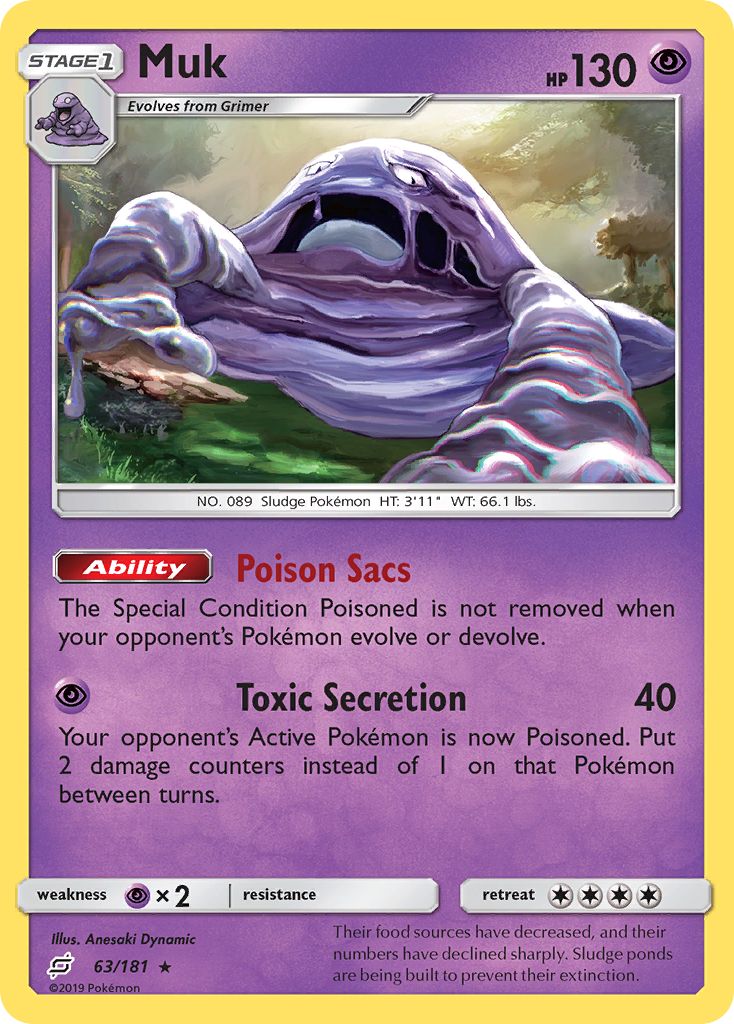 Muk (63/181) [Sun & Moon: Team Up] | Game Master's Emporium (The New GME)