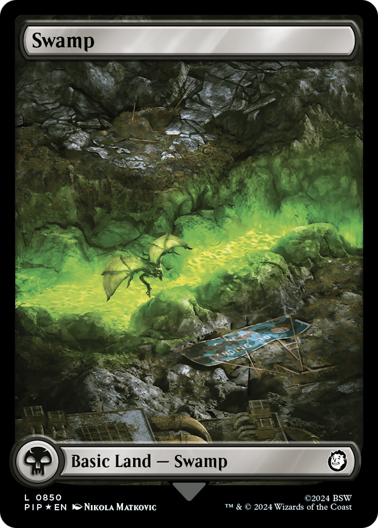 Swamp (0850) (Surge Foil) [Fallout] | Game Master's Emporium (The New GME)