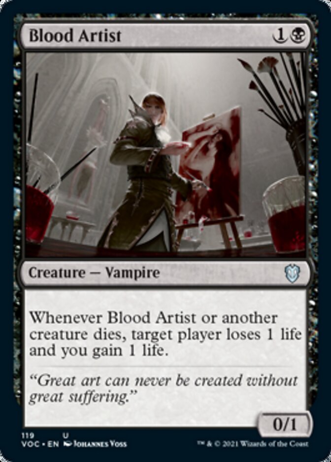 Blood Artist [Innistrad: Crimson Vow Commander] | Game Master's Emporium (The New GME)