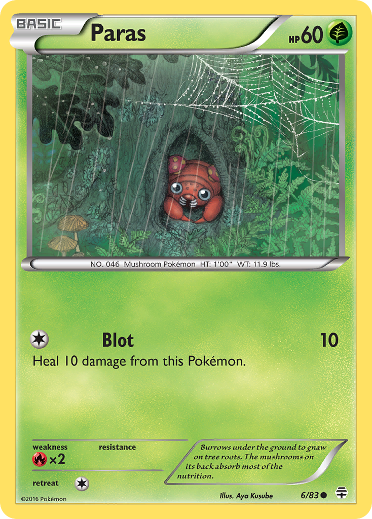 Paras (6/83) [XY: Generations] | Game Master's Emporium (The New GME)