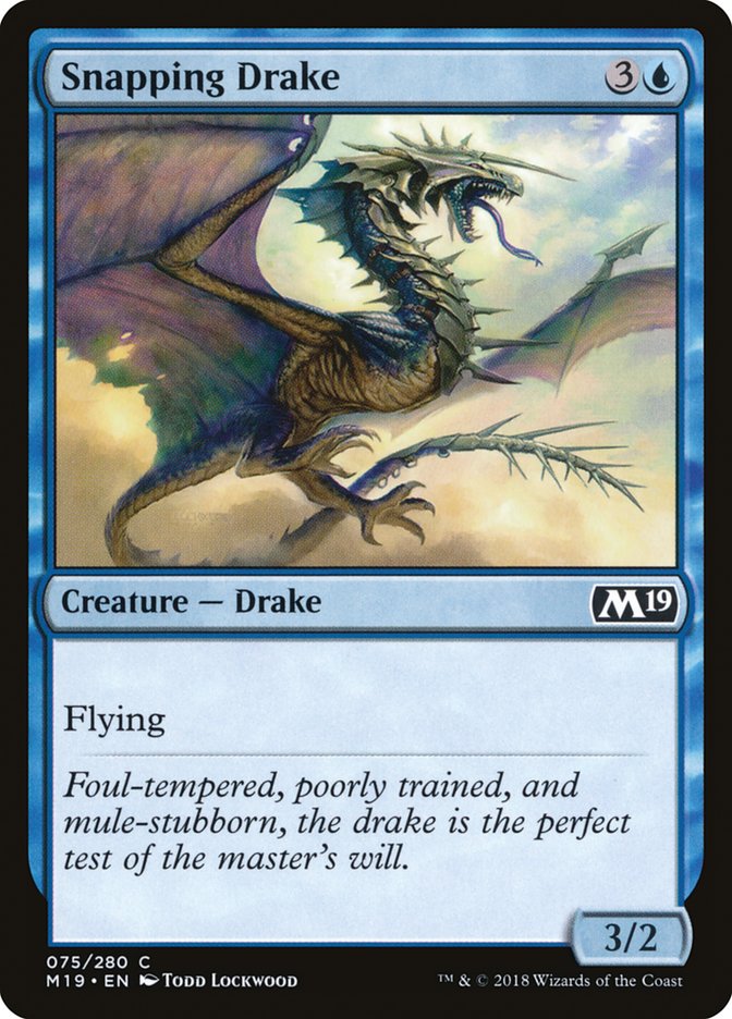 Snapping Drake [Core Set 2019] | Game Master's Emporium (The New GME)