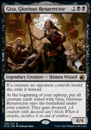 Gisa, Glorious Resurrector (Promo Pack) [Innistrad: Midnight Hunt Promos] | Game Master's Emporium (The New GME)
