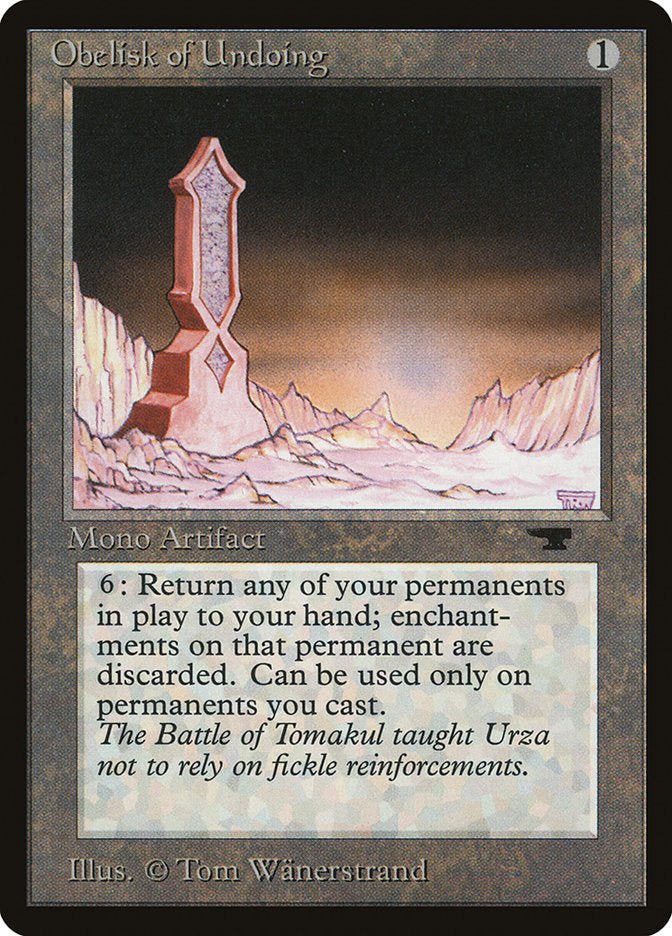 Obelisk of Undoing [Antiquities] | Game Master's Emporium (The New GME)