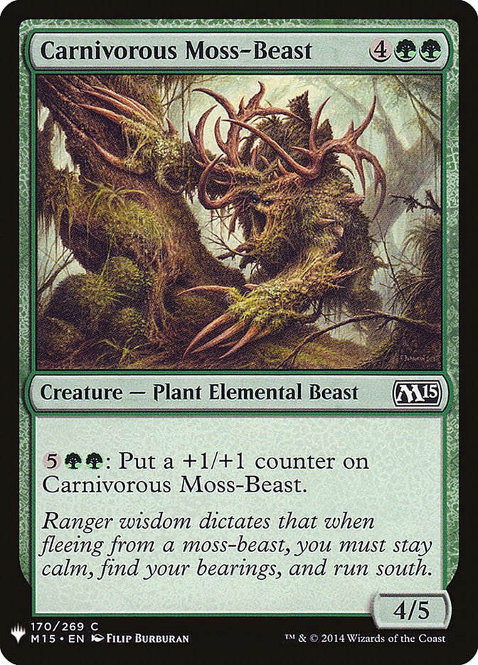 Carnivorous Moss-Beast [Mystery Booster] | Game Master's Emporium (The New GME)