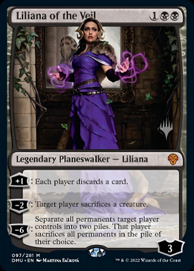 Liliana of the Veil (Promo Pack) [Dominaria United Promos] | Game Master's Emporium (The New GME)