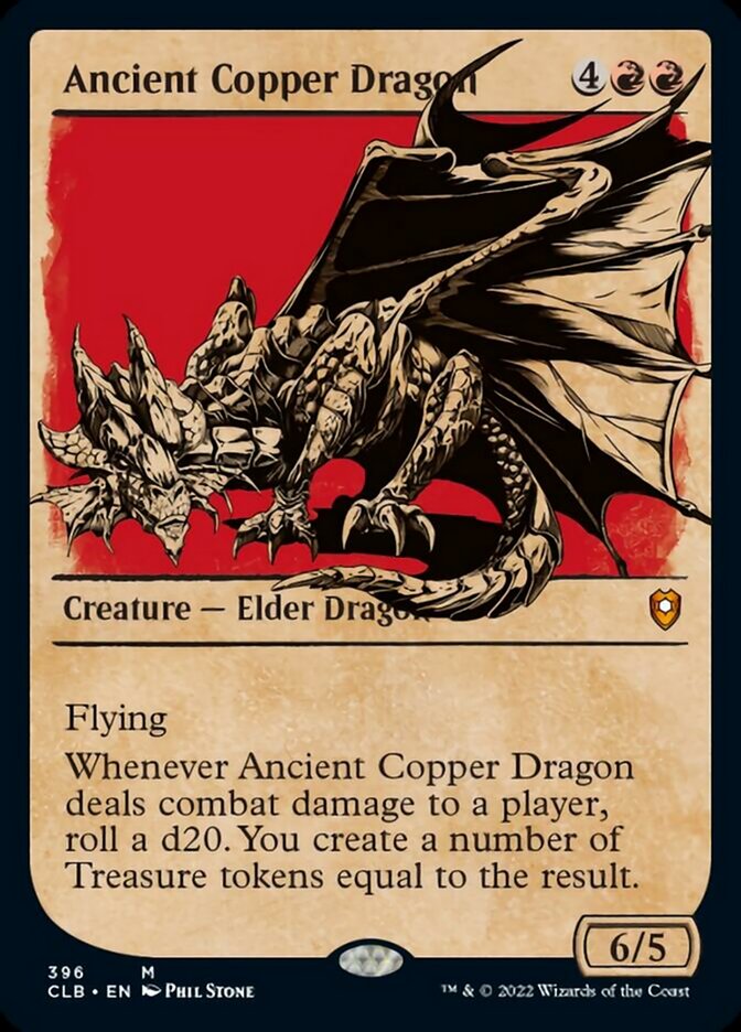 Ancient Copper Dragon (Showcase) [Commander Legends: Battle for Baldur's Gate] | Game Master's Emporium (The New GME)