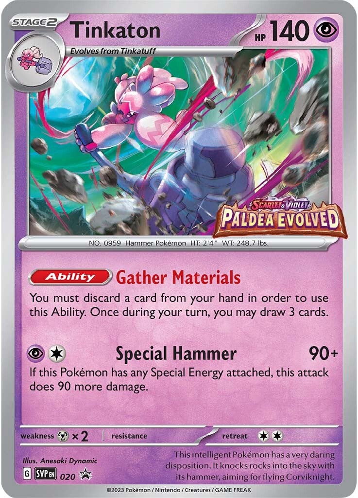 Tinkaton (020) [Scarlet & Violet: Black Star Promos] | Game Master's Emporium (The New GME)