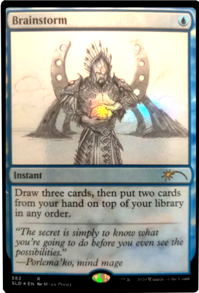 Brainstorm (Sketch) [Secret Lair Drop Promos] | Game Master's Emporium (The New GME)