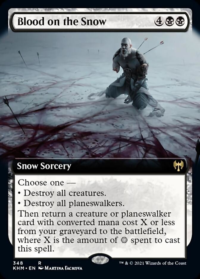 Blood on the Snow (Extended Art) [Kaldheim] | Game Master's Emporium (The New GME)