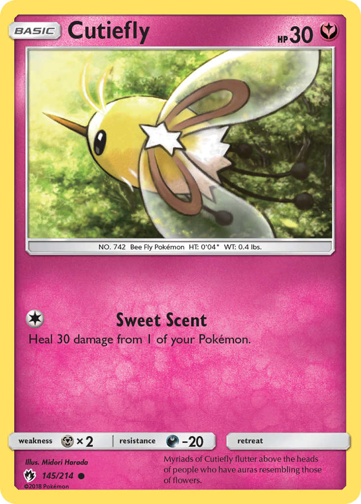 Cutiefly (145/214) [Sun & Moon: Lost Thunder] | Game Master's Emporium (The New GME)