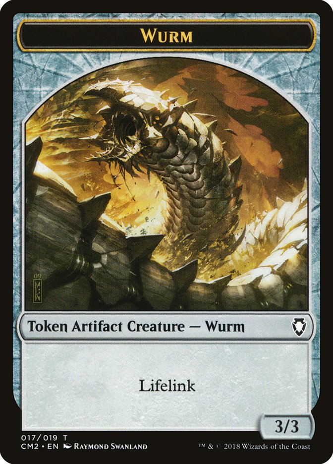 Wurm Token (017/019) [Commander Anthology Volume II Tokens] | Game Master's Emporium (The New GME)