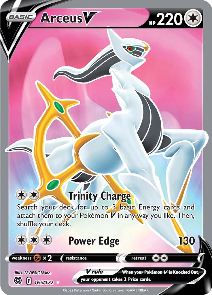 Arceus V (165/172) [Sword & Shield: Brilliant Stars] | Game Master's Emporium (The New GME)