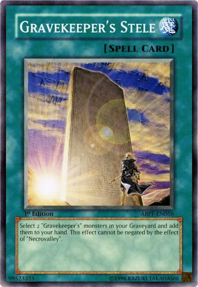 Gravekeeper's Stele [ABPF-EN056] Common | Game Master's Emporium (The New GME)