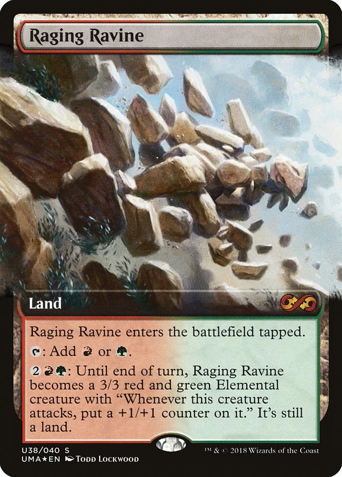 Raging Ravine (Topper) [Ultimate Masters Box Topper] | Game Master's Emporium (The New GME)