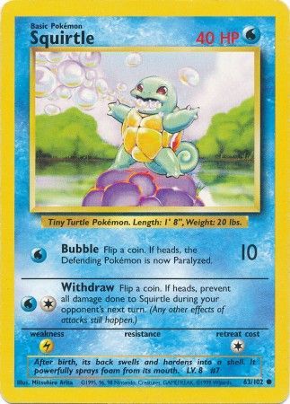 Squirtle (63/102) [Base Set Unlimited] | Game Master's Emporium (The New GME)