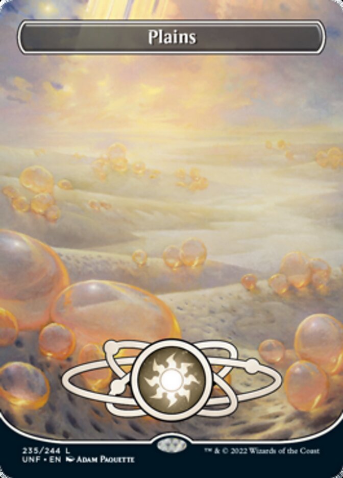 Plains (235) (Planetary Space-ic Land) [Unfinity] | Game Master's Emporium (The New GME)