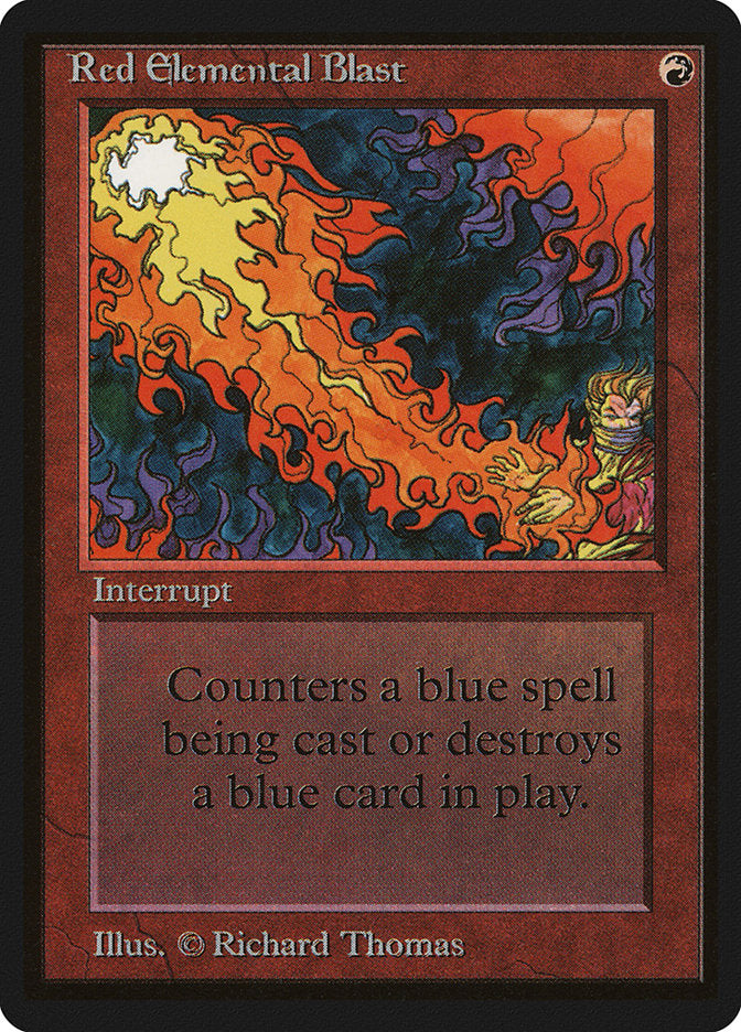 Red Elemental Blast [Beta Edition] | Game Master's Emporium (The New GME)