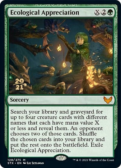 Ecological Appreciation [Strixhaven: School of Mages Prerelease Promos] | Game Master's Emporium (The New GME)