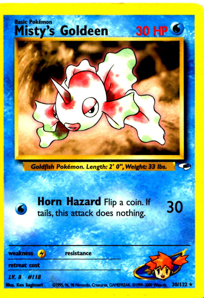 Misty's Goldeen (30/132) [Gym Heroes Unlimited] | Game Master's Emporium (The New GME)