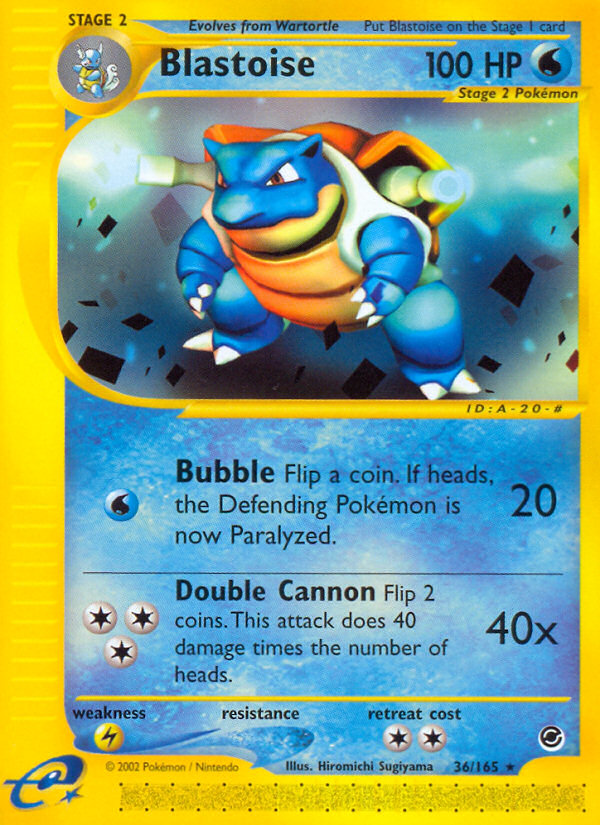 Blastoise (36/165) [Expedition: Base Set] | Game Master's Emporium (The New GME)