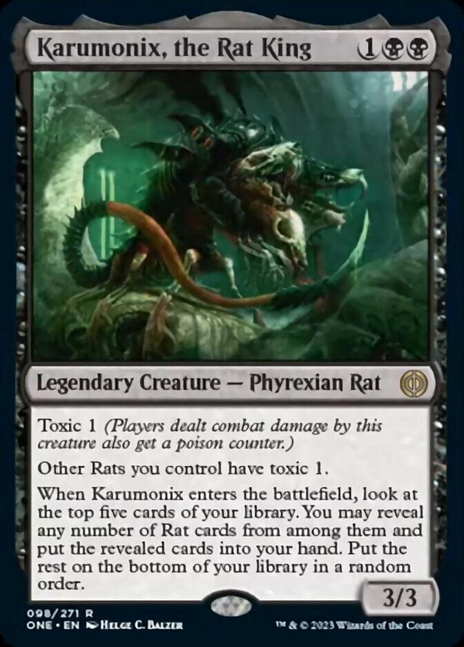 Karumonix, the Rat King [Phyrexia: All Will Be One] | Game Master's Emporium (The New GME)