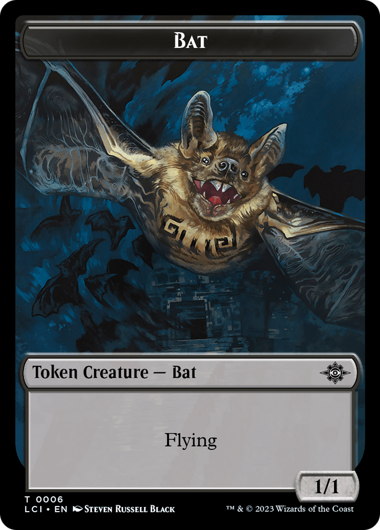Vampire // Bat Double-Sided Token [The Lost Caverns of Ixalan Tokens] | Game Master's Emporium (The New GME)