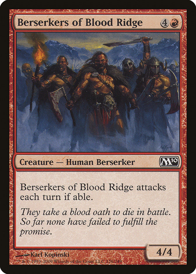 Berserkers of Blood Ridge [Magic 2010] | Game Master's Emporium (The New GME)