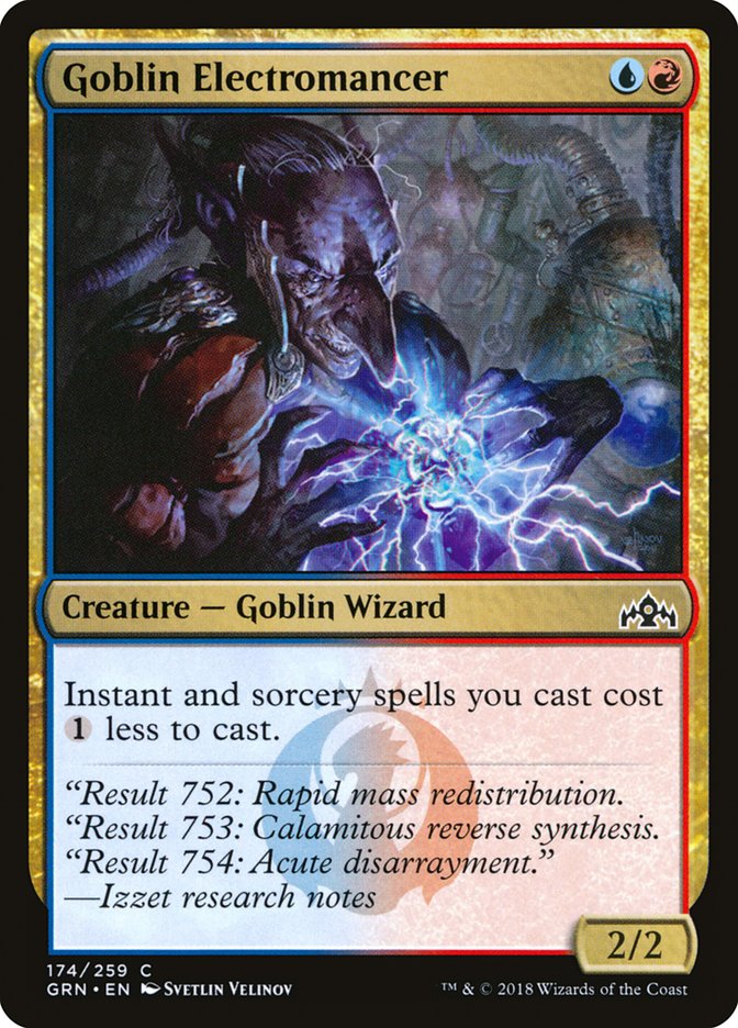 Goblin Electromancer [Guilds of Ravnica] | Game Master's Emporium (The New GME)