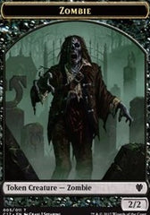 Zombie // Gold Double-Sided Token [Commander 2017 Tokens] | Game Master's Emporium (The New GME)