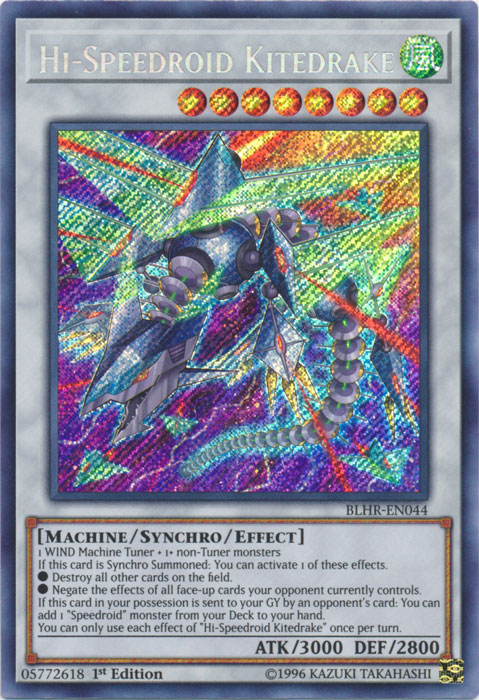Hi-Speedroid Kitedrake [BLHR-EN044] Secret Rare | Game Master's Emporium (The New GME)