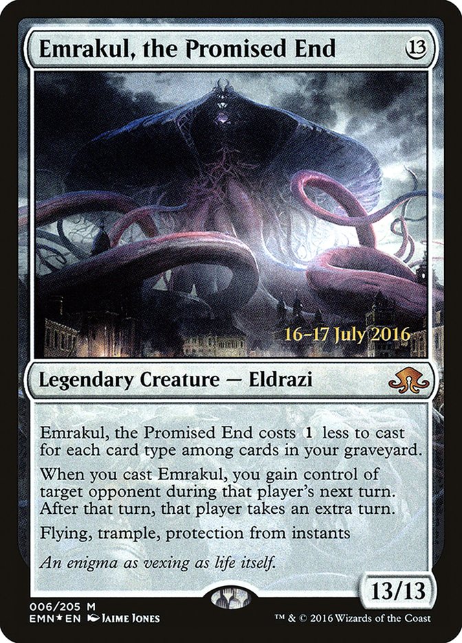 Emrakul, the Promised End [Eldritch Moon Prerelease Promos] | Game Master's Emporium (The New GME)