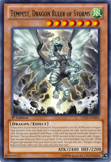 Tempest, Dragon Ruler of Storms [LTGY-EN041] Rare | Game Master's Emporium (The New GME)