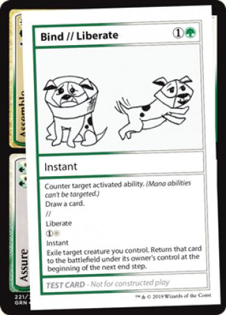 Bind // Liberate (2021 Edition) [Mystery Booster Playtest Cards] | Game Master's Emporium (The New GME)