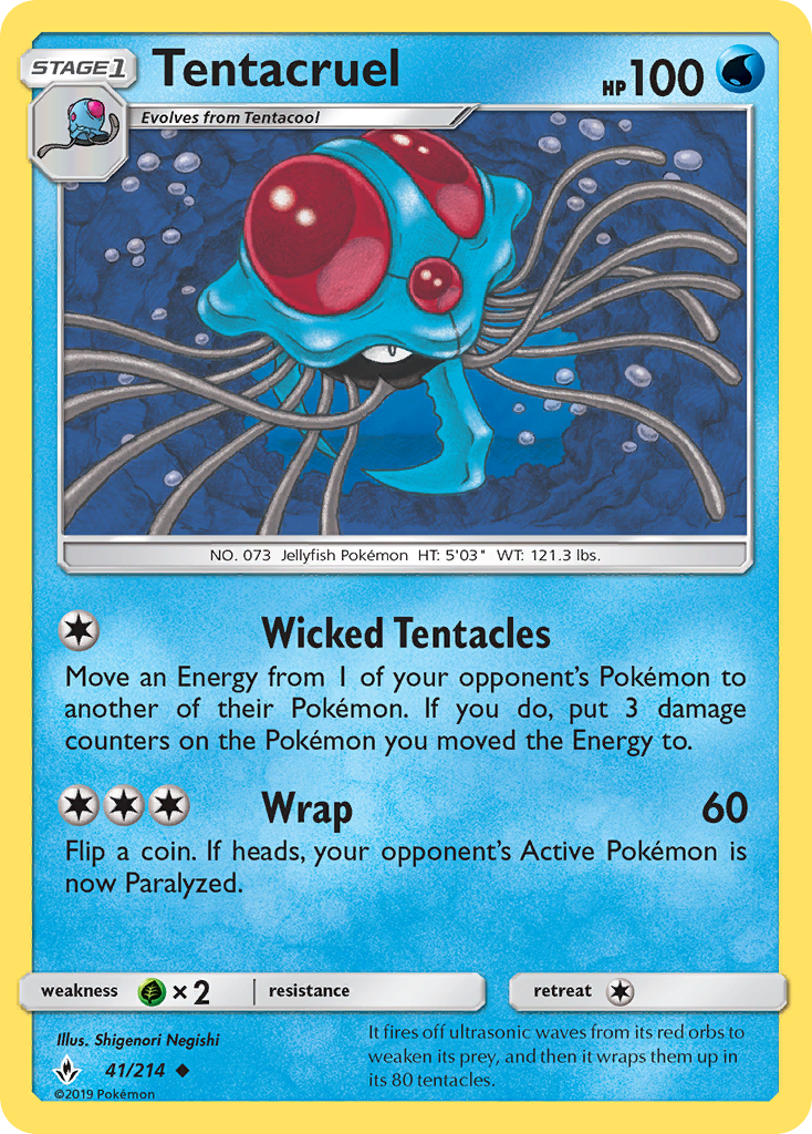 Tentacruel (41/214) [Sun & Moon: Unbroken Bonds] | Game Master's Emporium (The New GME)
