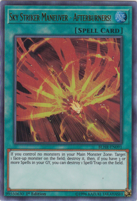 Sky Striker Maneuver - Afterburners! [BLHR-EN091] Ultra Rare | Game Master's Emporium (The New GME)