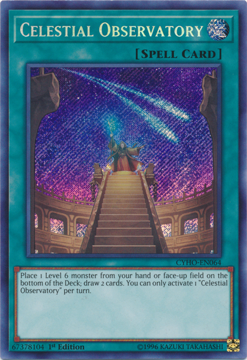 Celestial Observatory [CYHO-EN064] Secret Rare | Game Master's Emporium (The New GME)