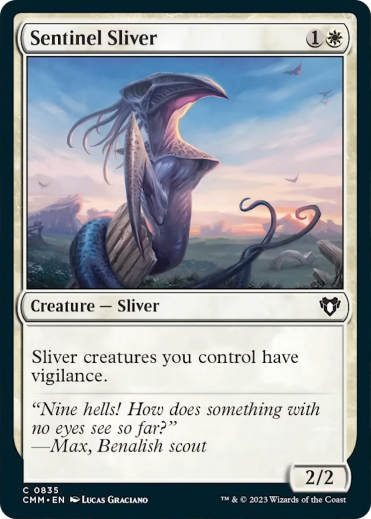 Sentinel Sliver [Commander Masters] | Game Master's Emporium (The New GME)