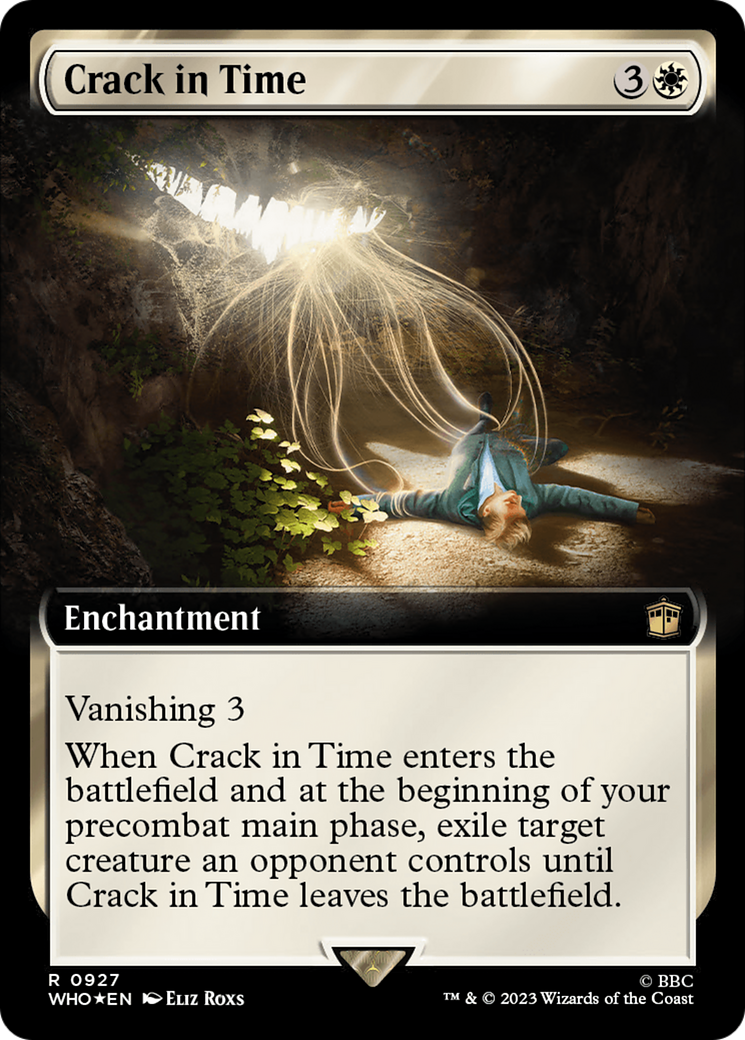 Crack in Time (Extended Art) (Surge Foil) [Doctor Who] | Game Master's Emporium (The New GME)